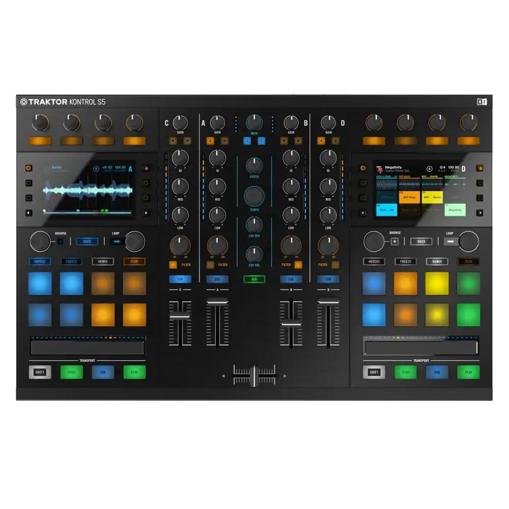 Native Instruments Traktor Control S5 Access premium DJ equipment at FX Rentals in London.